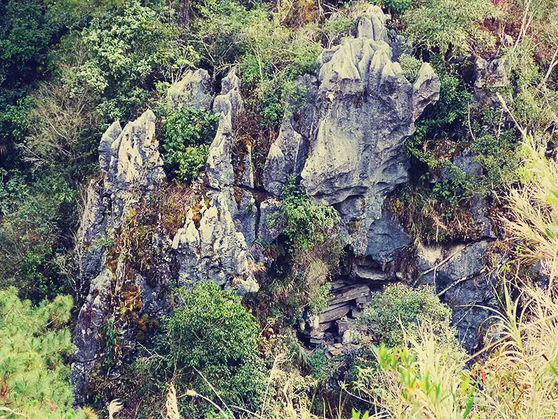 Los riscos en el Valle del Eco.