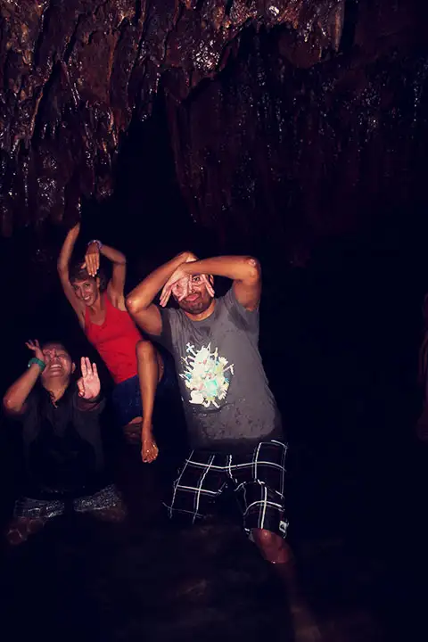 Tamos en la cueva, freeen! Posando y haciendo pendejadas en el agua.