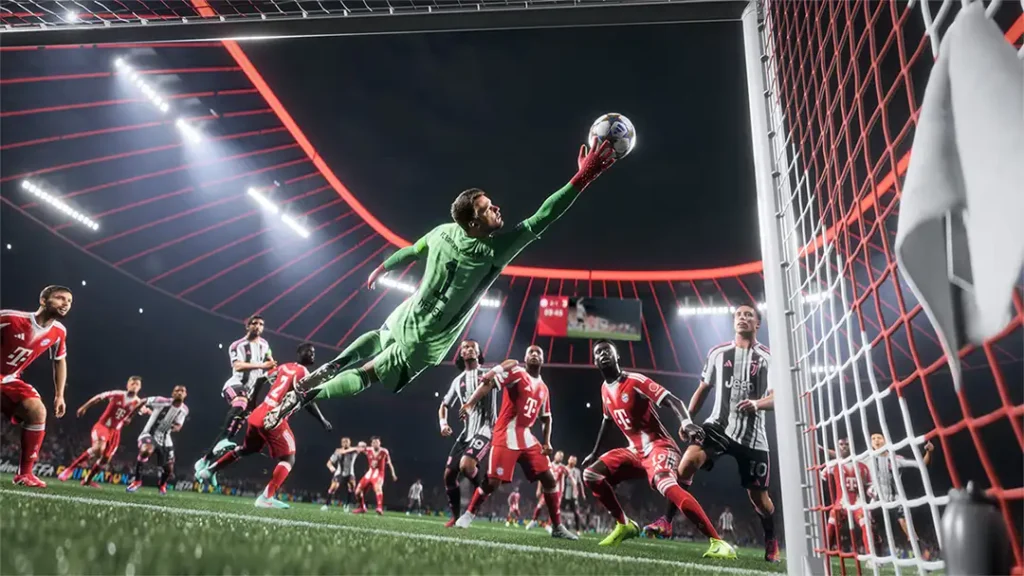 Un portero para la pelota en EA Sports FC 26