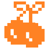 Naranjas pixeladas