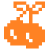 Naranjas pixeladas