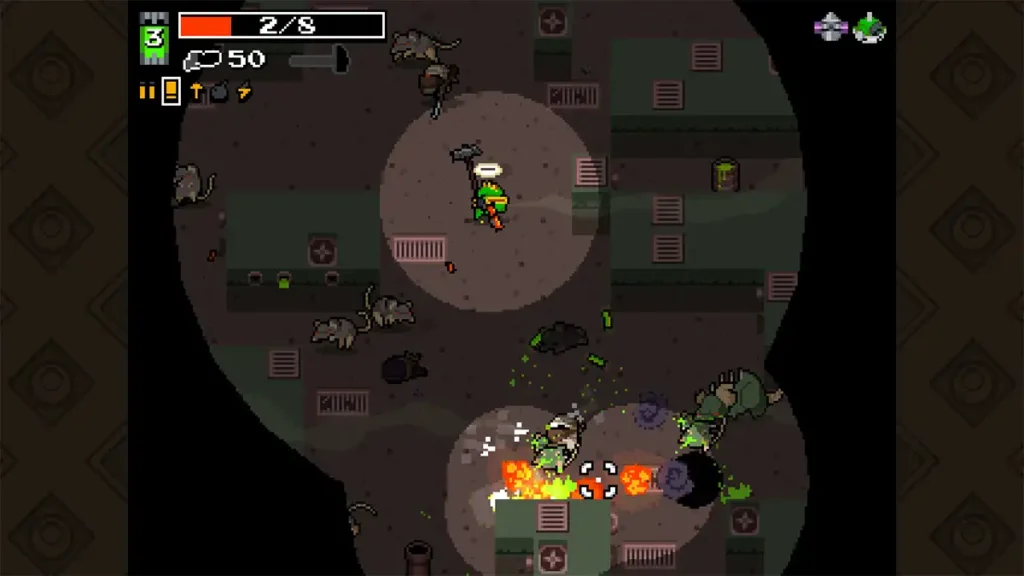Captura de pantalla de Nuclear Throne.