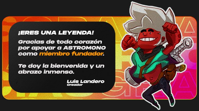 ¡Gracias por suscribirte a ASTROMONO!